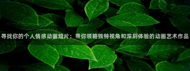 omofun动漫 官网：寻找你的个人情感动画短片：带你领略独特视角和深刻体验的动画艺术作品
