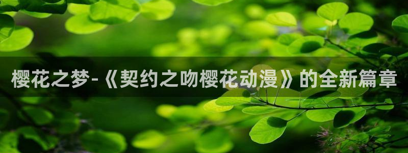 omofun动漫旧版本：樱花之梦-《契约之吻樱花动漫》的全新篇章